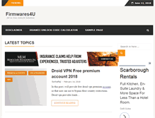 Tablet Screenshot of firmwares4u.com